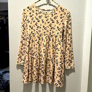 Epic Threads Girls M Cheetah Cotton Dress